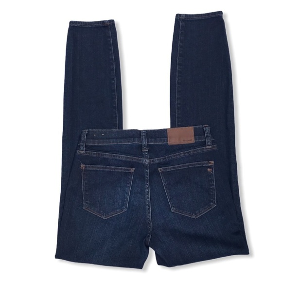 Madewell Women’s Jeans Skinny Skinny Blue Jeans Dark Wash 26 Like New - Picture 5 of 11